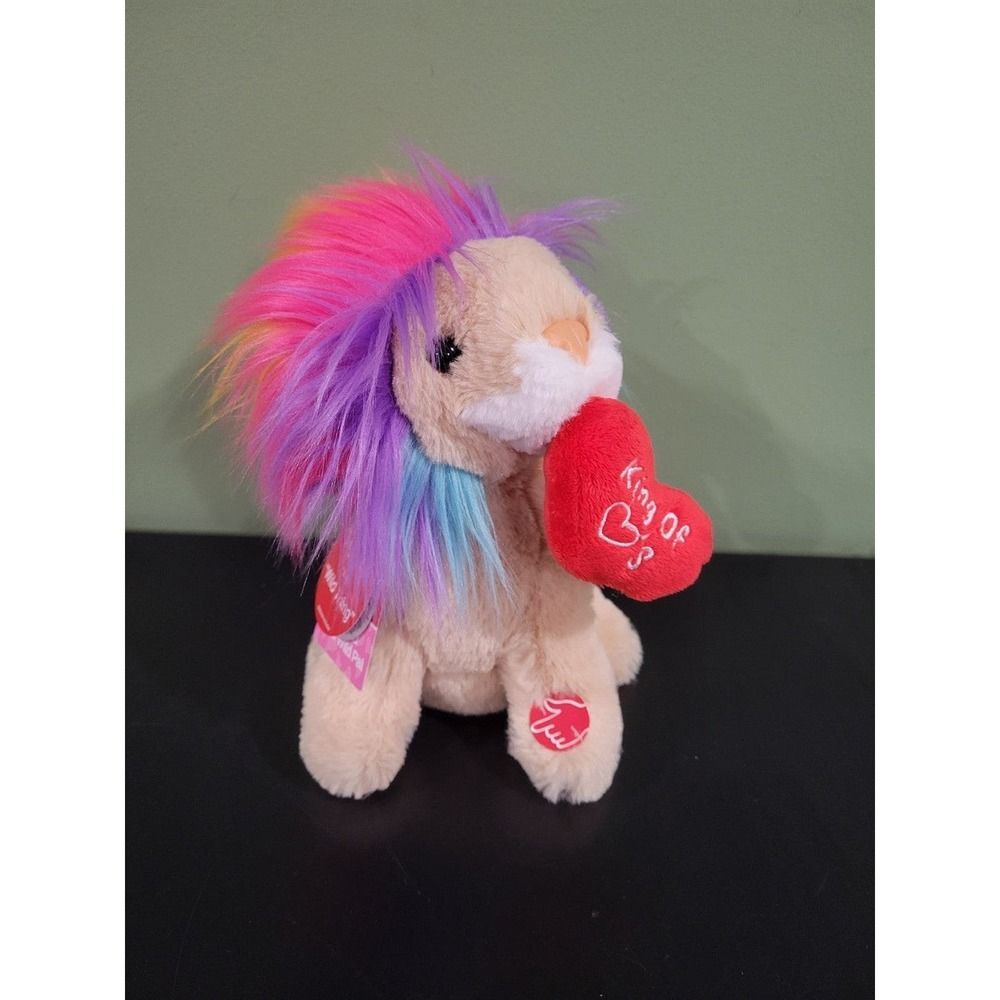 Dan Dee valentines dancing and singing plush lion